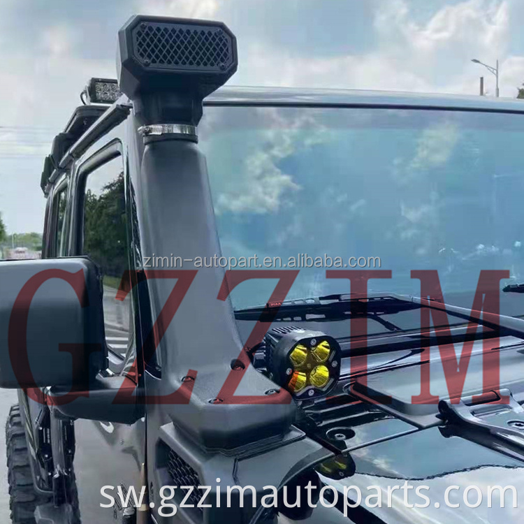 ABS Snorkel Kit Low High Mount 2018-2021 Ulaji wa Hewa kwa JE*P Jl Jt Jk